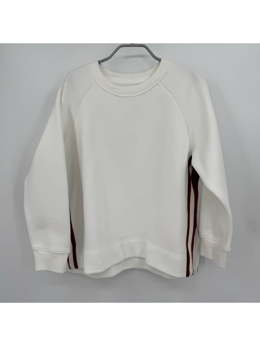 Tuckernuck Sport Maggie Stripe Scuba Pullover Sweatshirt sz L Tennis Prep